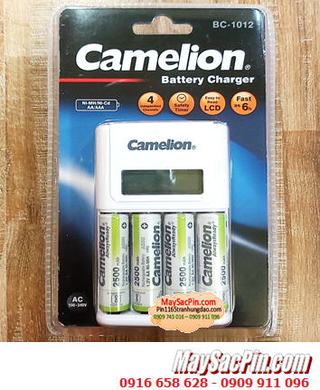 Camelion BC-1012 _Bộ sạc pin BC-1012 kèm 4 pin sạc Camelion NH-AA2500ARBP2 (AA2500mAh 1.2v)